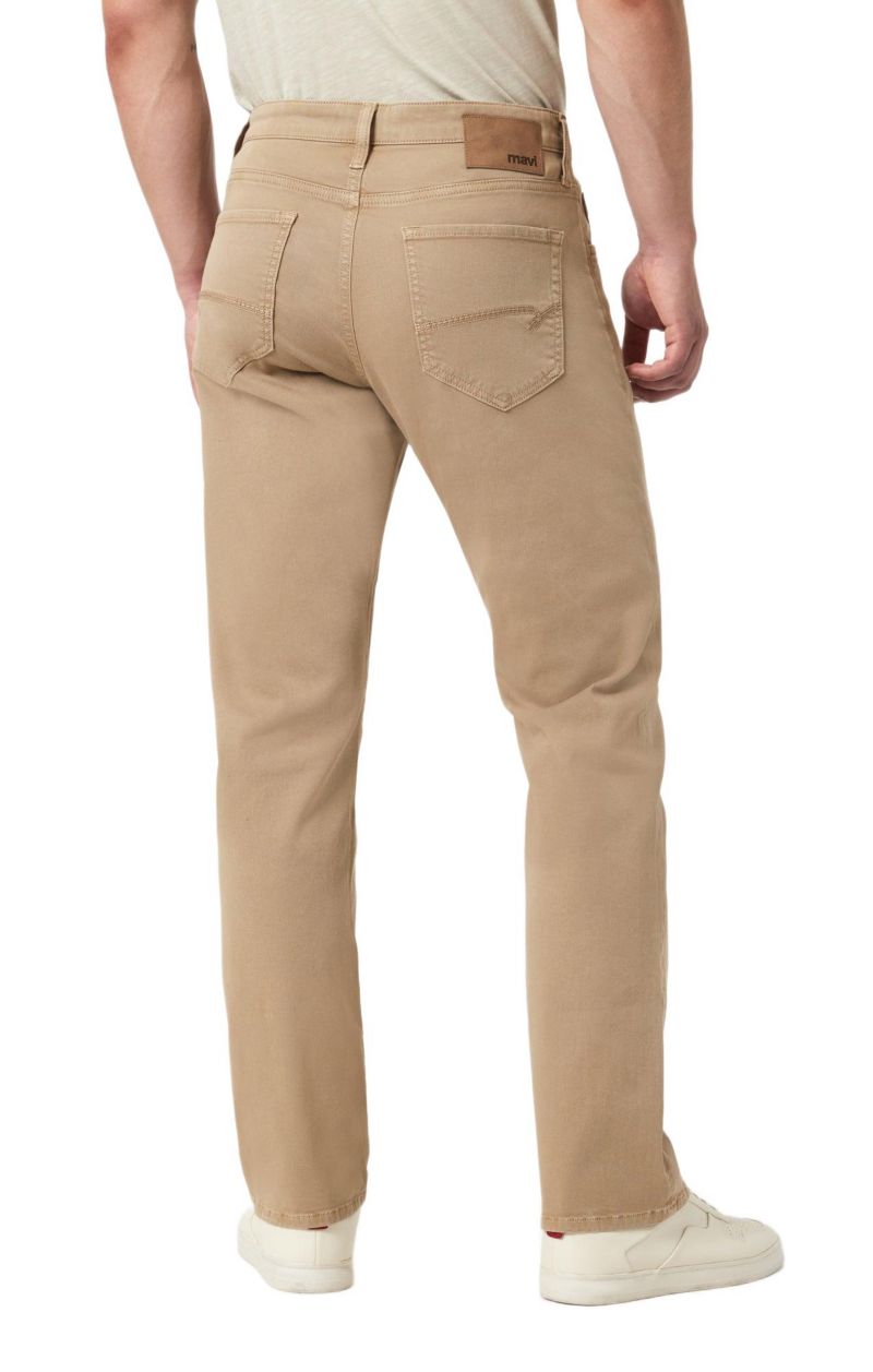 Men's Zach Straight Leg In Khaki Casual Twill Pant