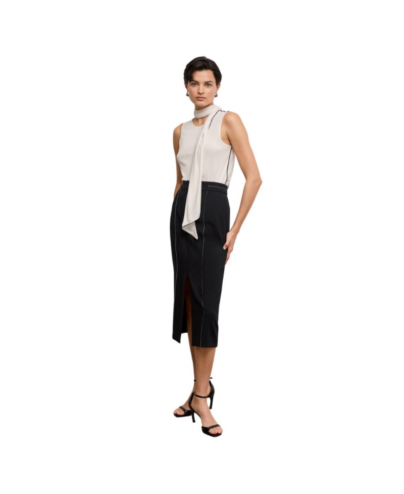 Women's Felicity Scarf Tank - Cloud Jersey