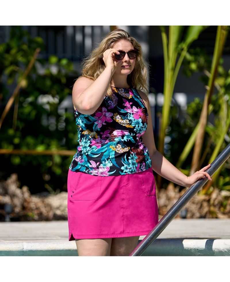 Plus Size Beach and Beyond Skort