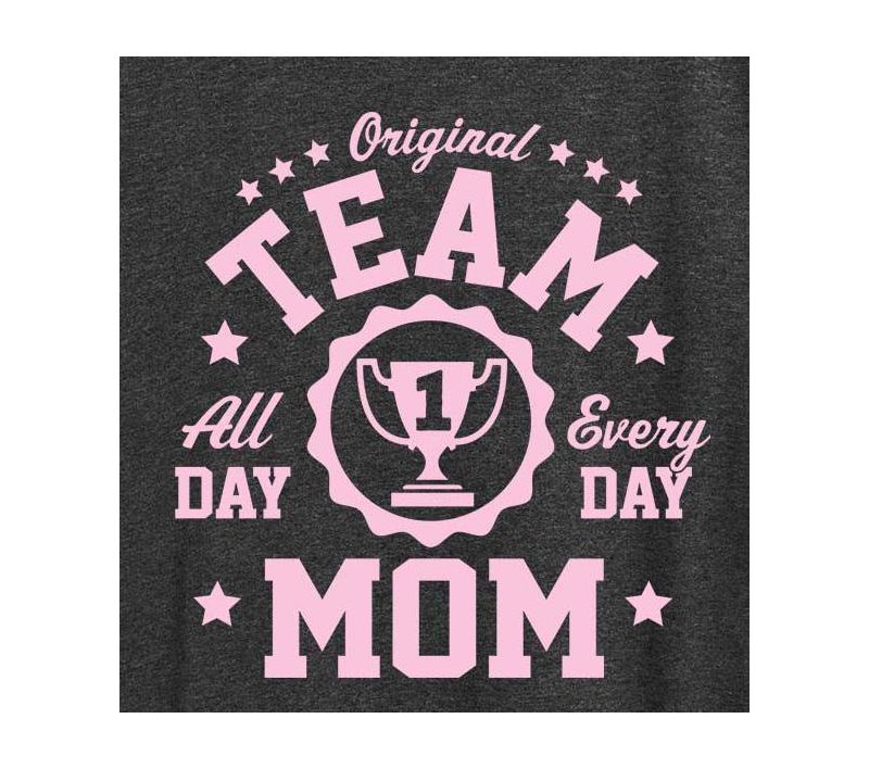 Women's Trendy Plus Size Team Mom Graphic T-Shirt