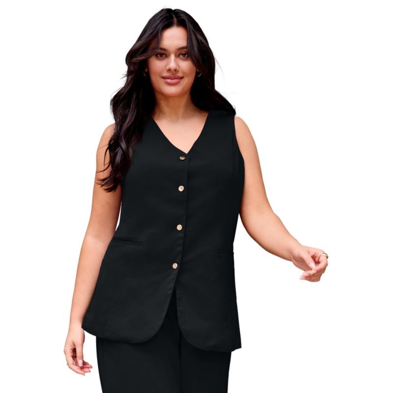 Women's Button Front Vest