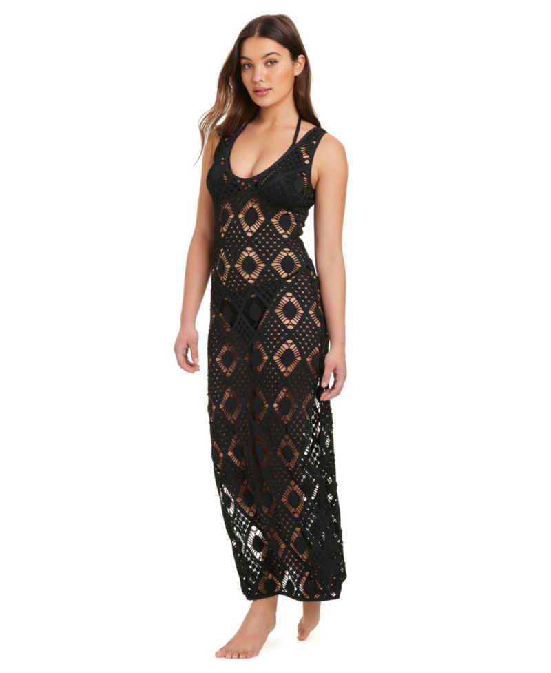 Women's Tie-Back Long Tank Pull-On Dress