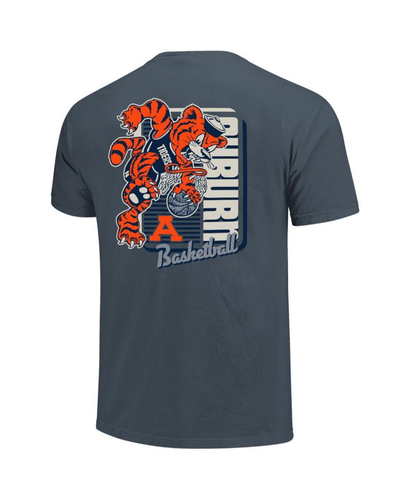 Men's Navy Auburn Tigers Comfort Colors Mascot Dunk T-Shirt