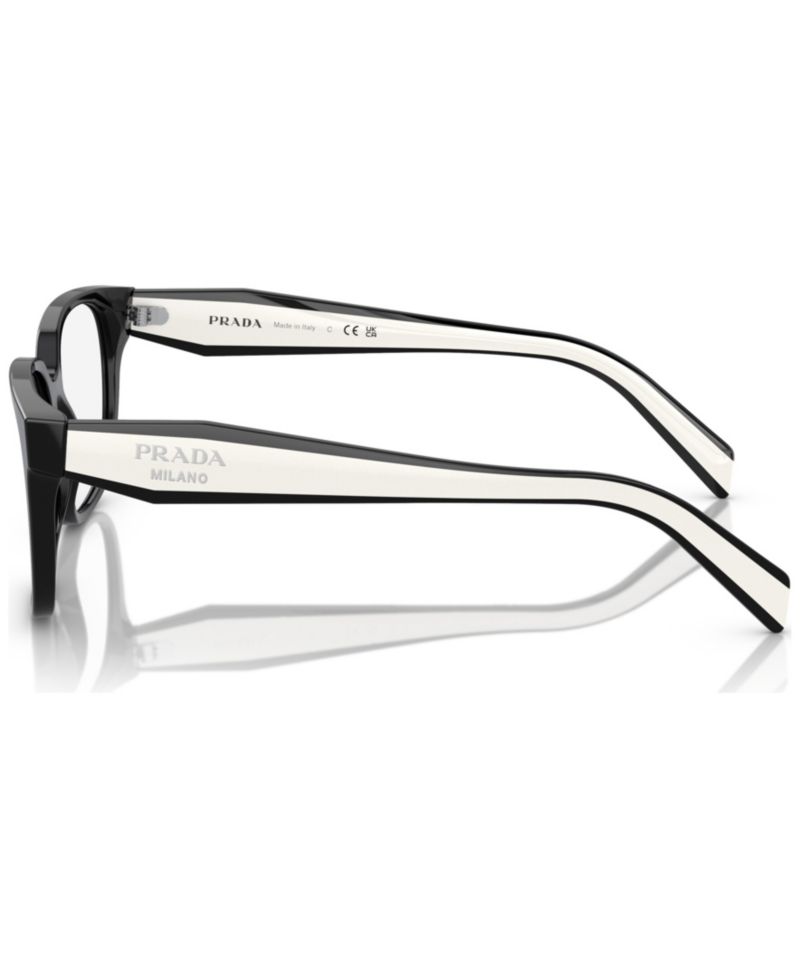 Woman Rectangle Plastic PR 17ZV Eyeglasses