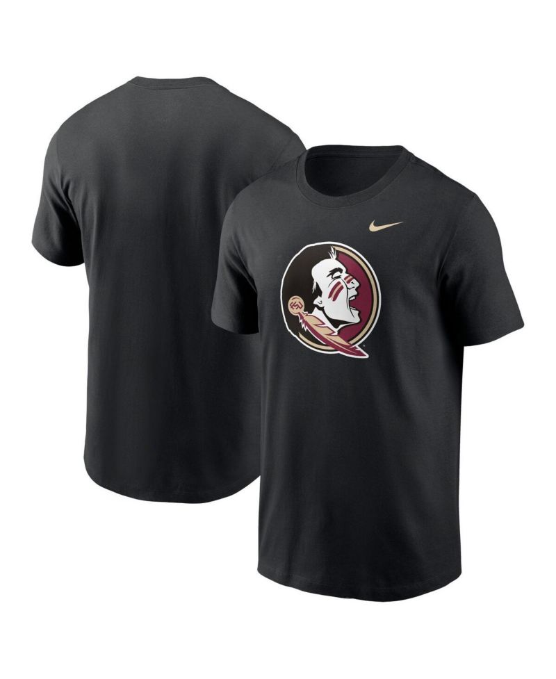 Men's Black Florida State Seminoles Primetime Evergreen Logo T-Shirt