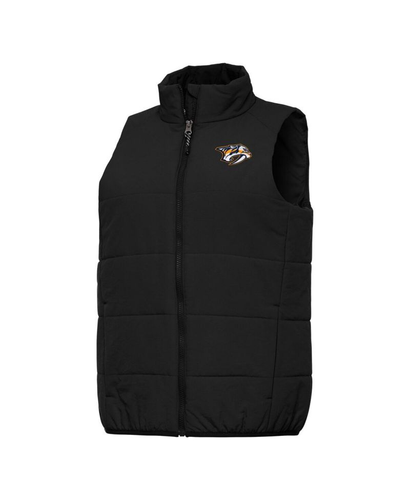 Women's Black Nashville Predators Experience Full-Zip Vest