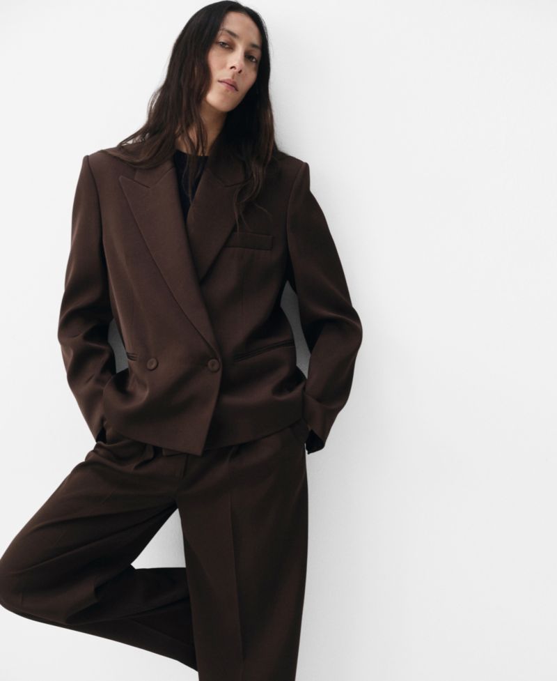 Women's Selection Double-Breasted Suit Blazer