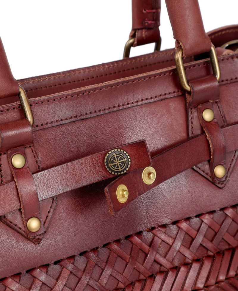 Lantana Medium Leather Satchel Bag