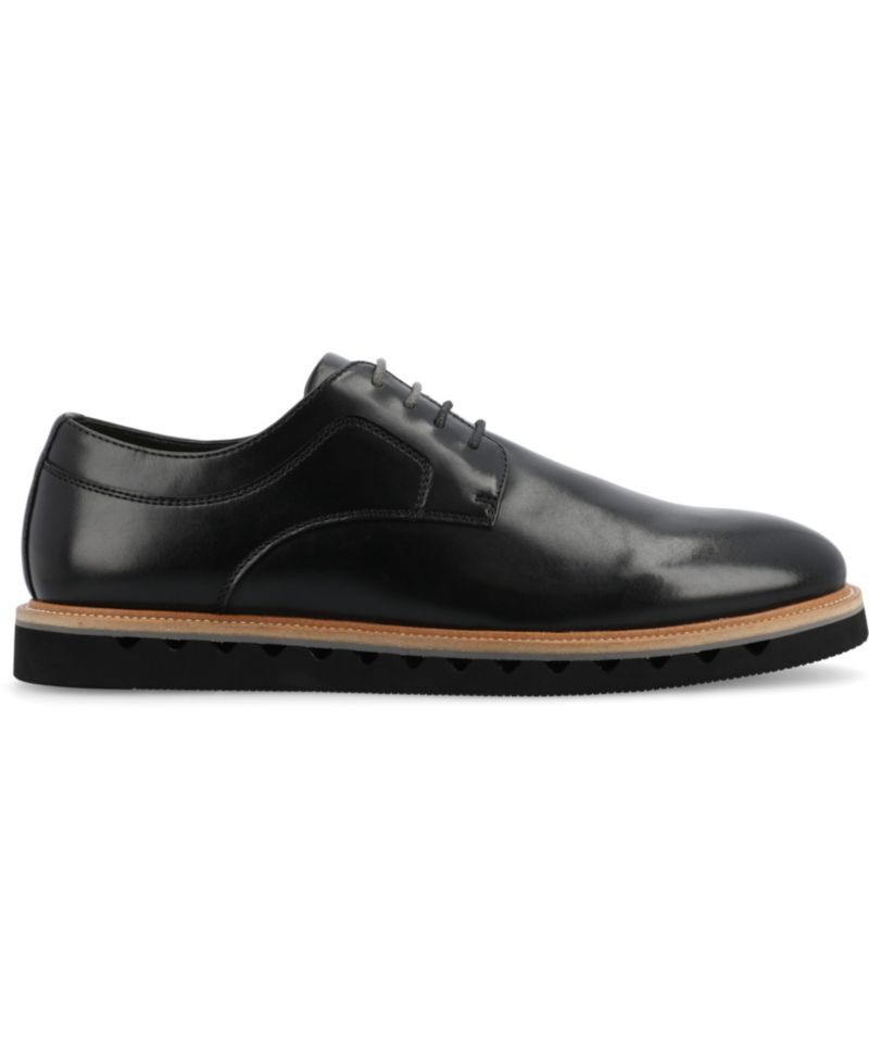 Men's William Tru Comfort Foam Plain Toe Lace-Up Derby Shoes