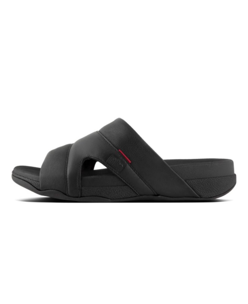 Men's Freeway Pool Slide in Leather