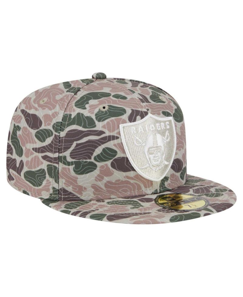 Men's Camo Las Vegas Raiders Geo 59FIFTY Fitted Hat