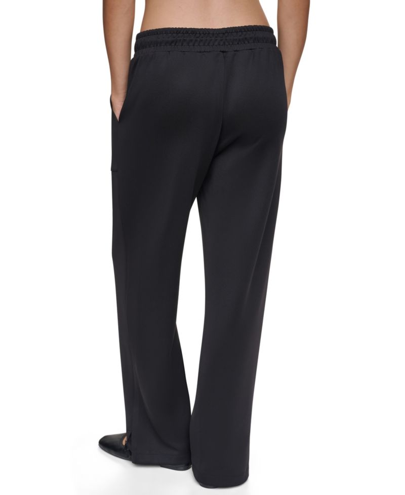 Women's Pins & Patches Wide-Leg Knit Drawstring Pants