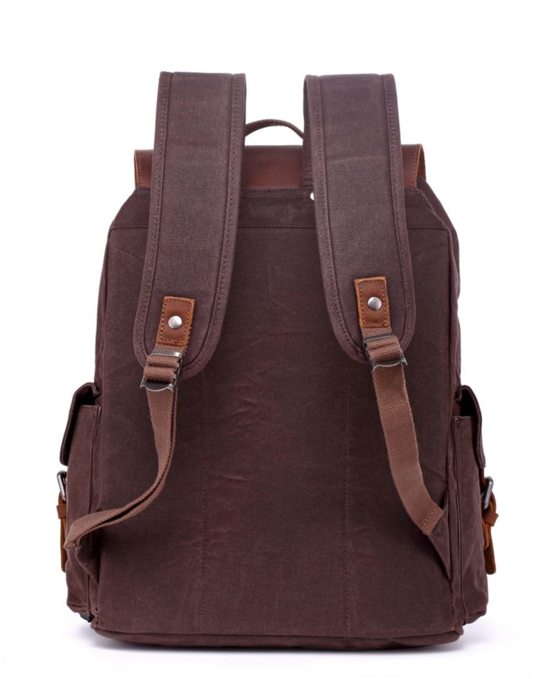Stone Creek Waxed Canvas Backpack Handbag