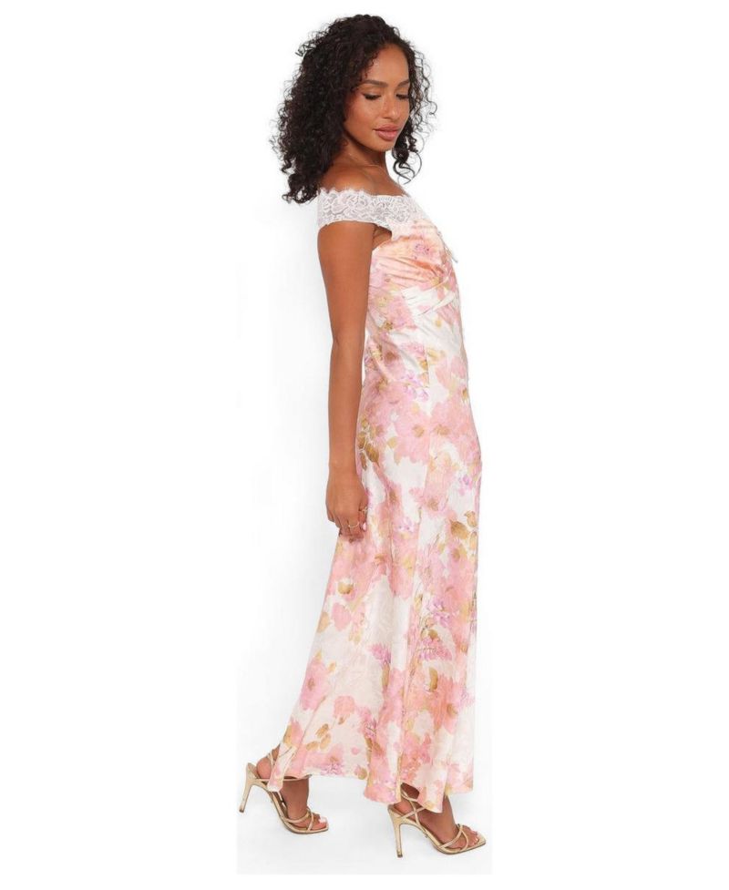 Women's Voss Off Shoulder Lace Maxi Dress
