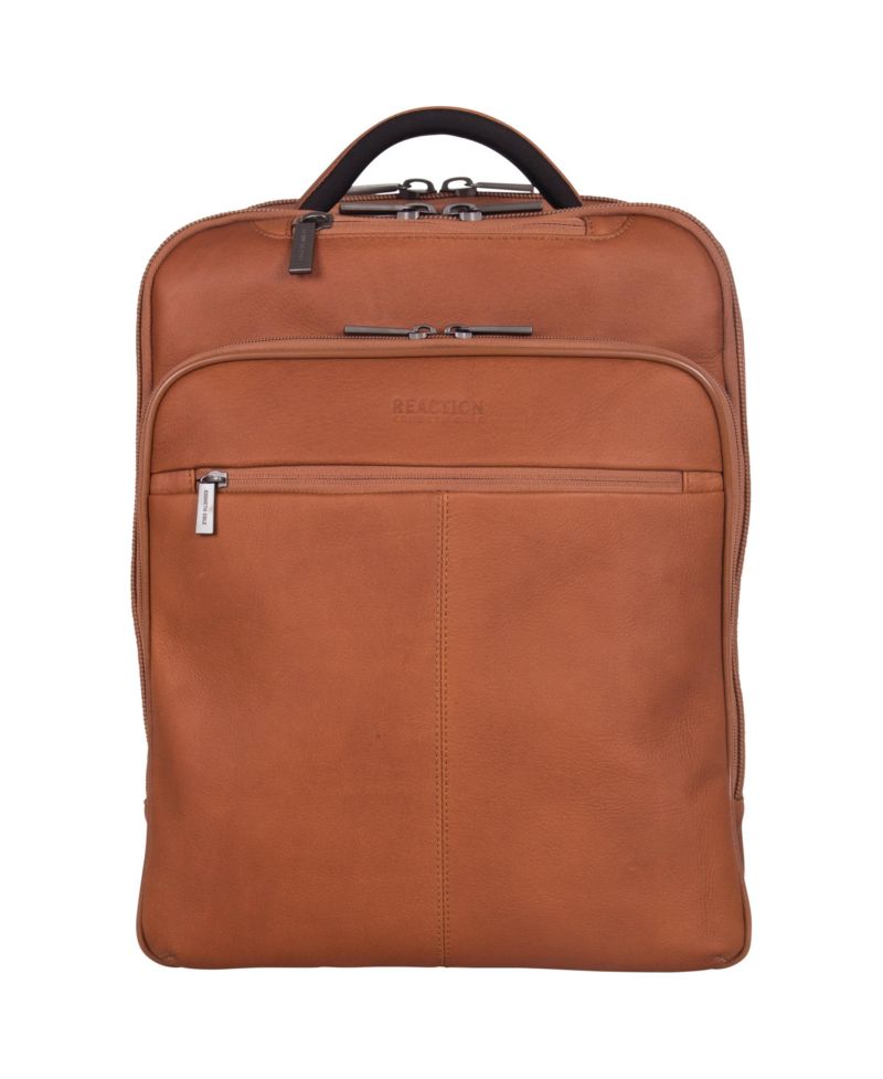 Full-Grain Colombian Leather 16" Laptop Tablet Travel Backpack