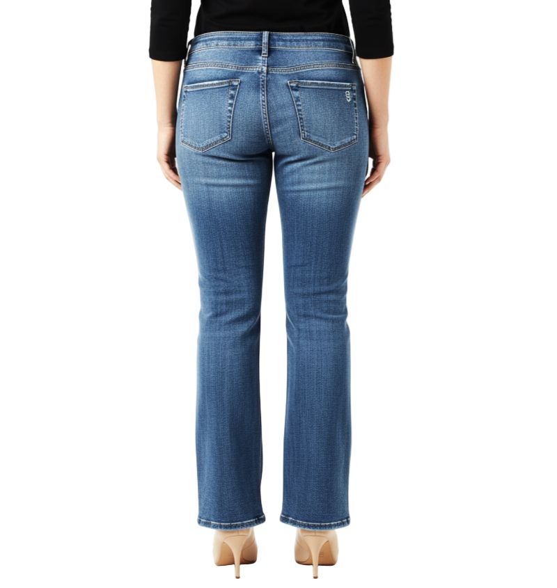 Women's Denim high rise flare in 28" inseam