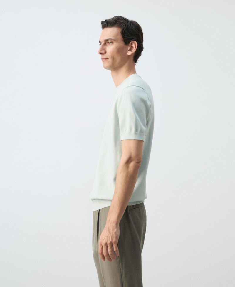 Men's Cotton Fine-Knit T-Shirt