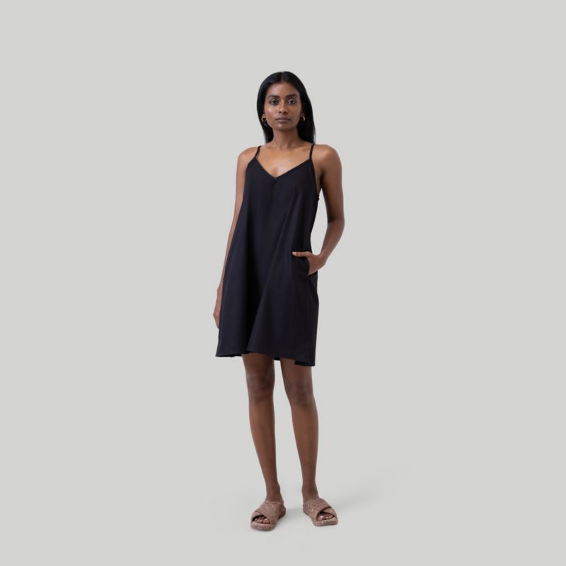 Women's Short Tent Dress with back tie