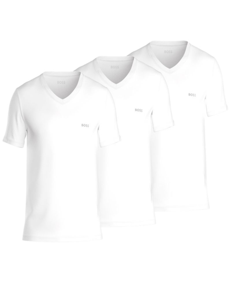 Men's 3-Pack Classic Solid V-Neck T-Shirts