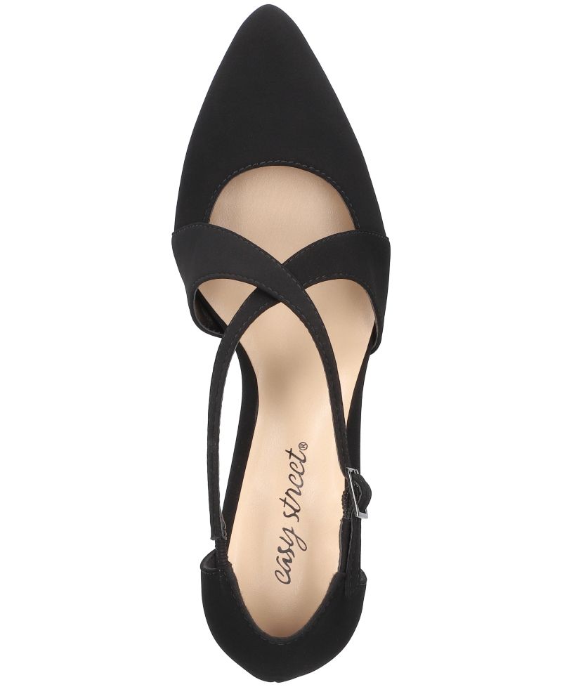 Women's Elegance Cross Strap Front Pumps