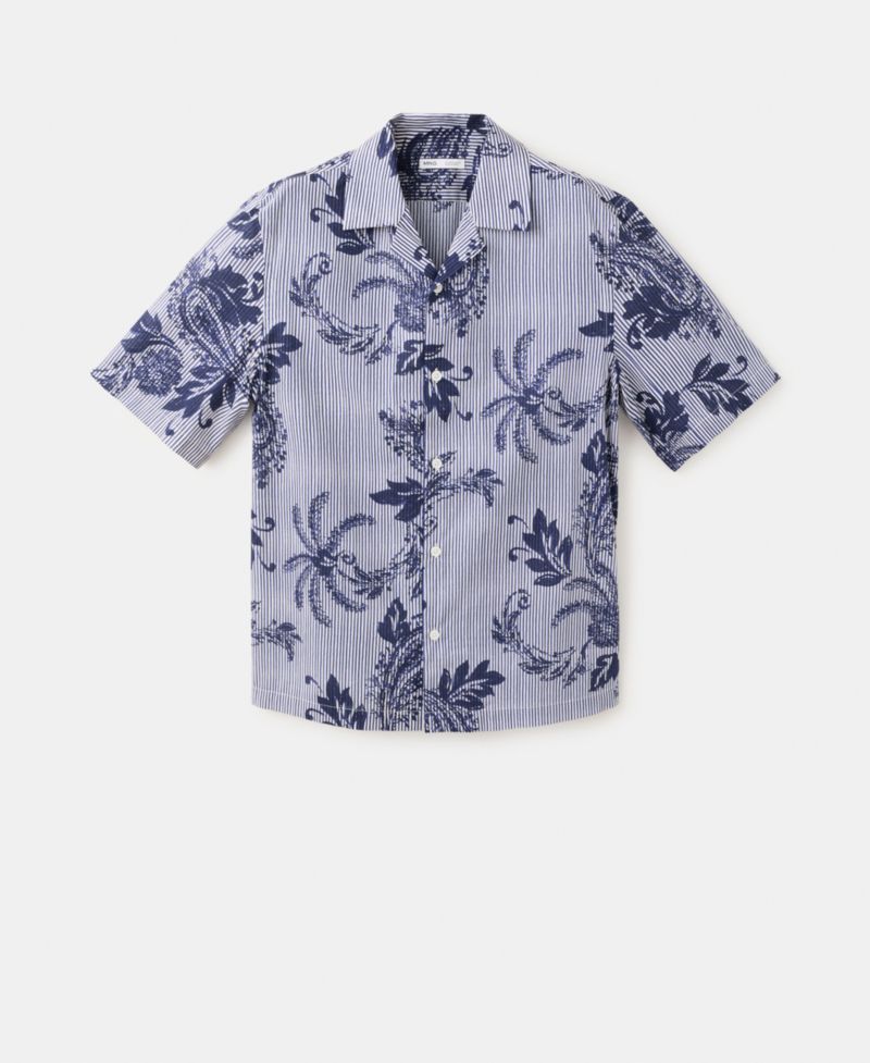 Men's Cotton Printed Shirt