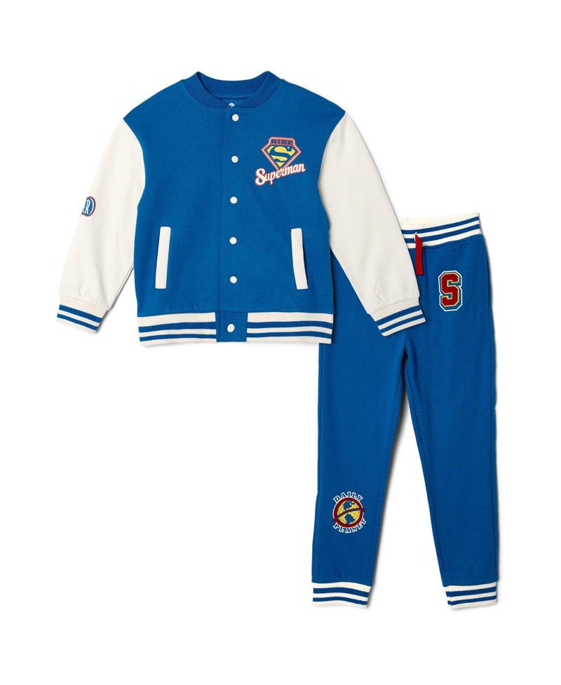 Boy's (5-16) Fleece Varsity Jacket and Pants Set