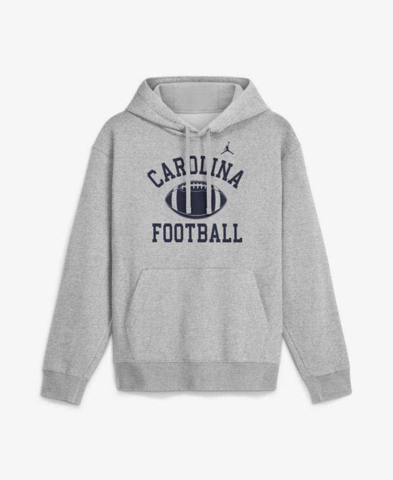 Men's Heather Gray North Carolina Tar Heels 2026 Sideline Club Fleece Hoodie