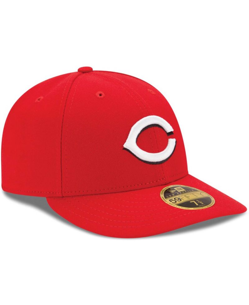 Men's Cincinnati Reds Authentic Collection On Field Low Profile Home 59FIFTY Fitted Hat
