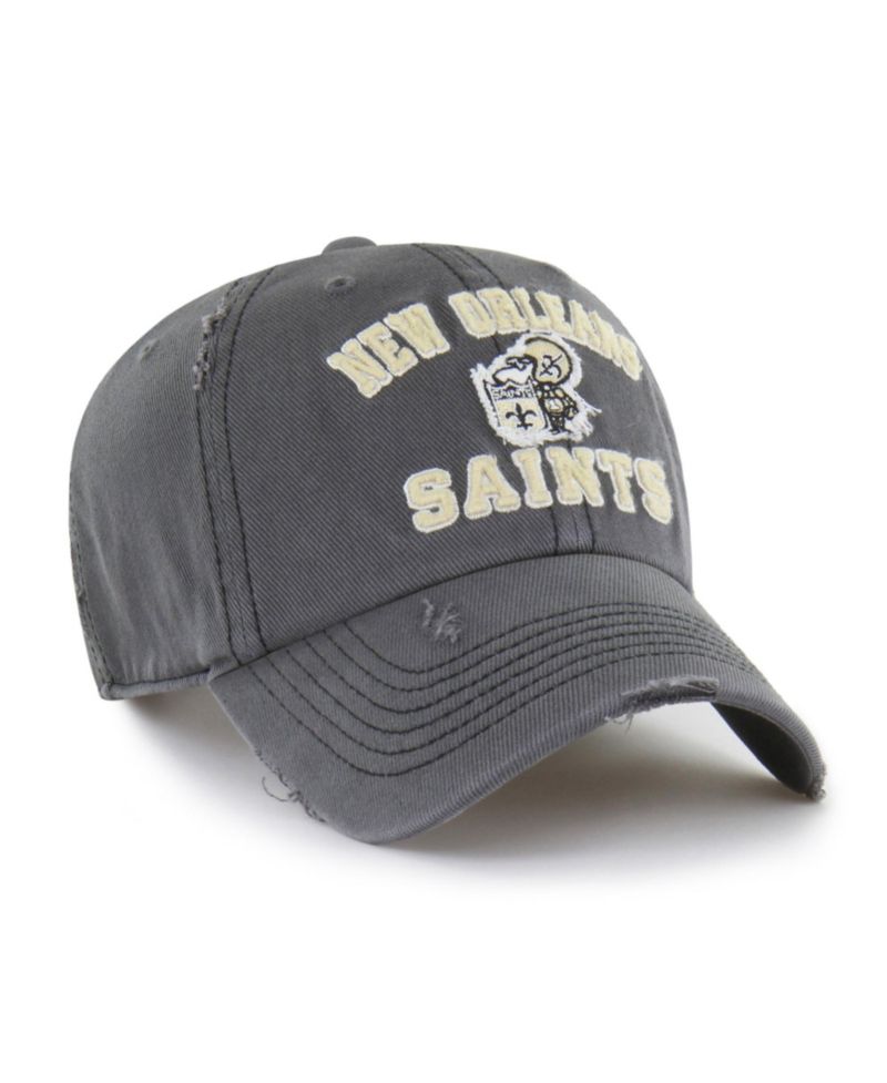 Men's Charcoal New Orleans Saints Seymoore Clean Up Adjustable Hat