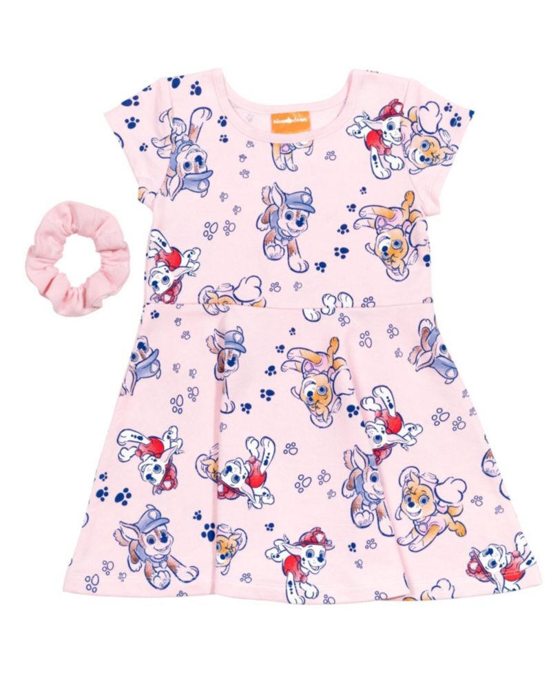 Girls Skater Dress and Scrunchie