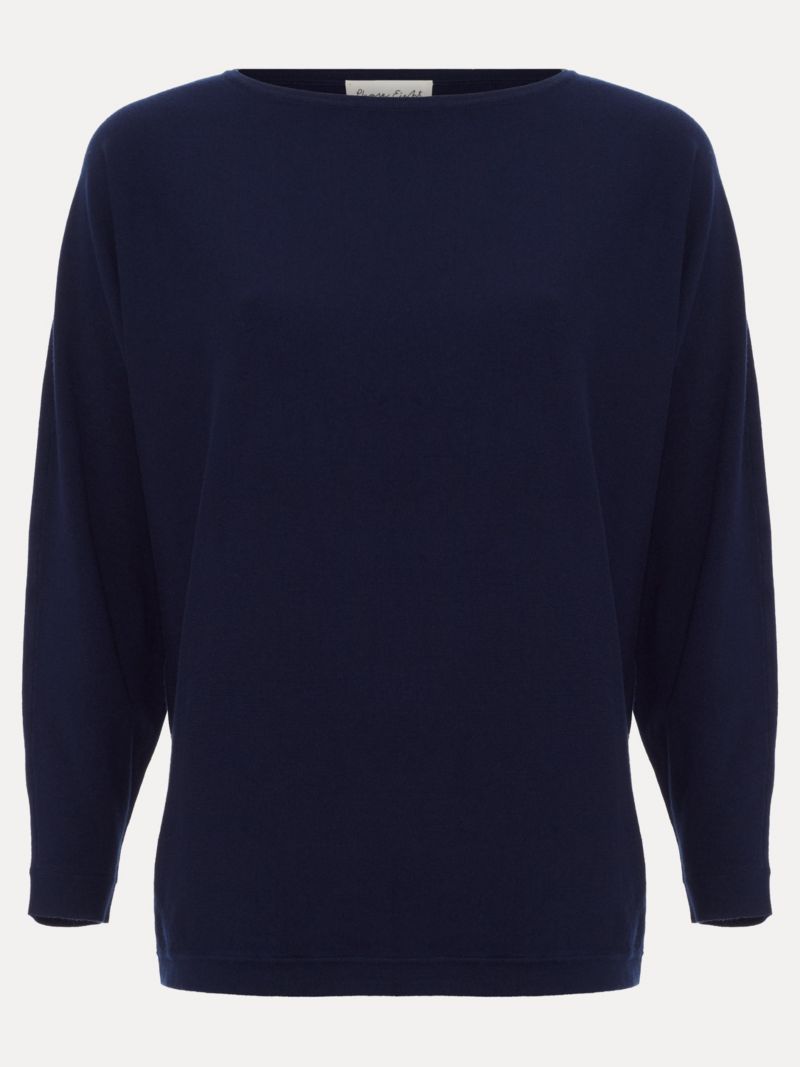 Women's Cristine Slash-Neck Knitted Jumper