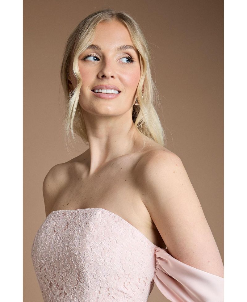 Women's Bardot Neck Short Sleeve Maxi Dress