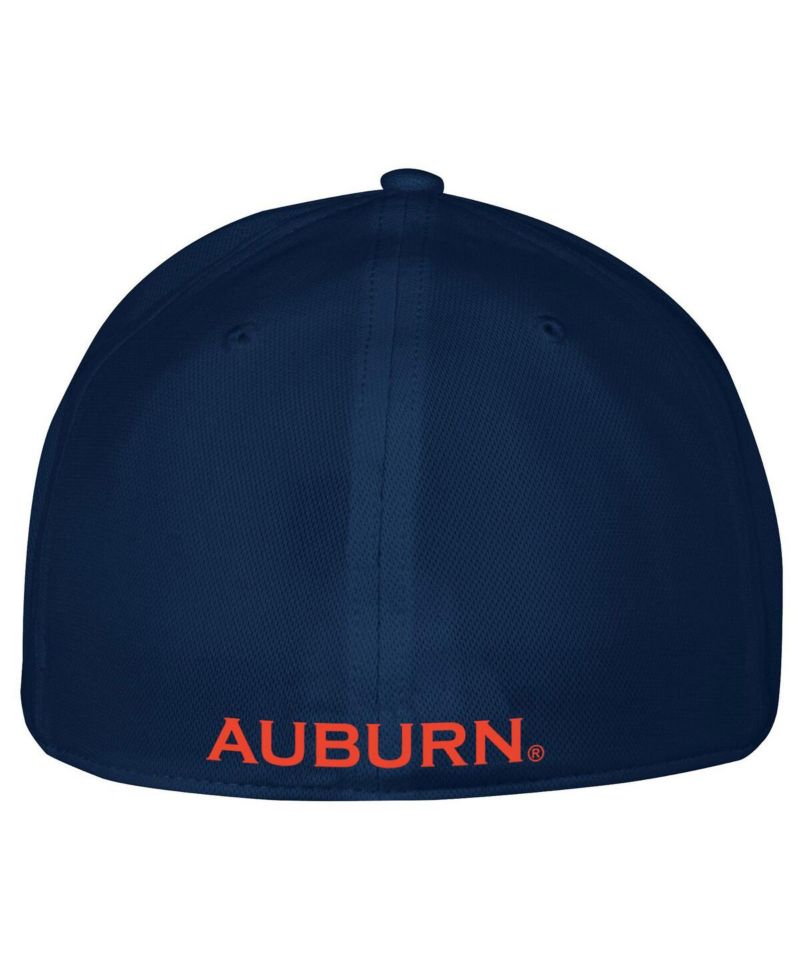Men's Navy Auburn Tigers Iso-Chill Blitzing Accent Flex Hat