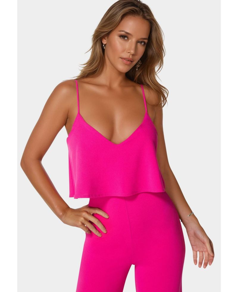 Women's Ruffle Wide Leg Jumpsuit