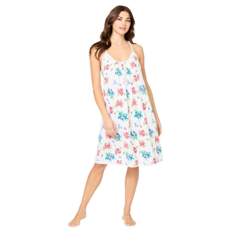 Women's Dreams and Co. Breezy Eyelet Short Nightgown