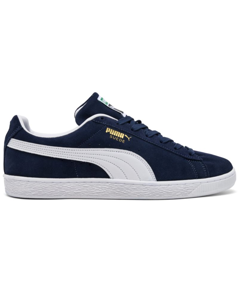 Men's Suede Classic Retro Low-Top Sneakers from Finish Line