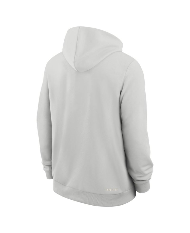Men's Gray Michigan State Spartans 2025 Sideline Standard Issue Dri-FIT Hoodie