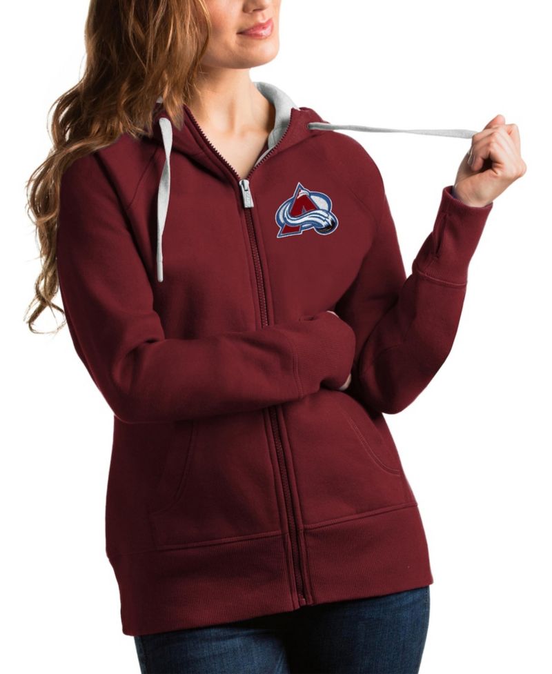 Women's Burgundy Colorado Avalanche Victory Full-Zip Hoodie