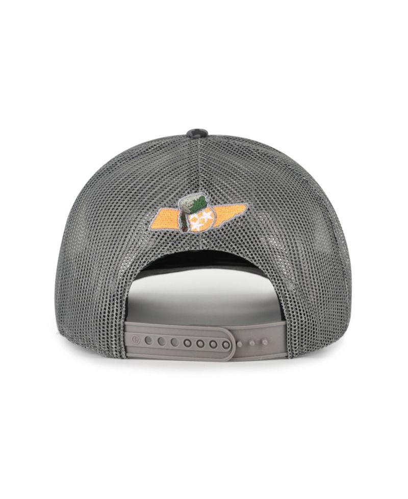 Men's Camo Tennessee Volunteers Smokey Grey Square Script Trucker Adjustable Hat