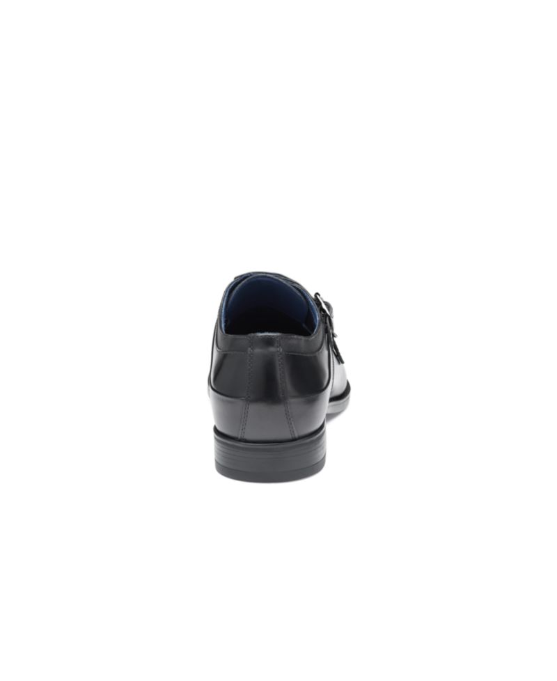 Men's Gibbons Double-Buckle Monk Oxfords