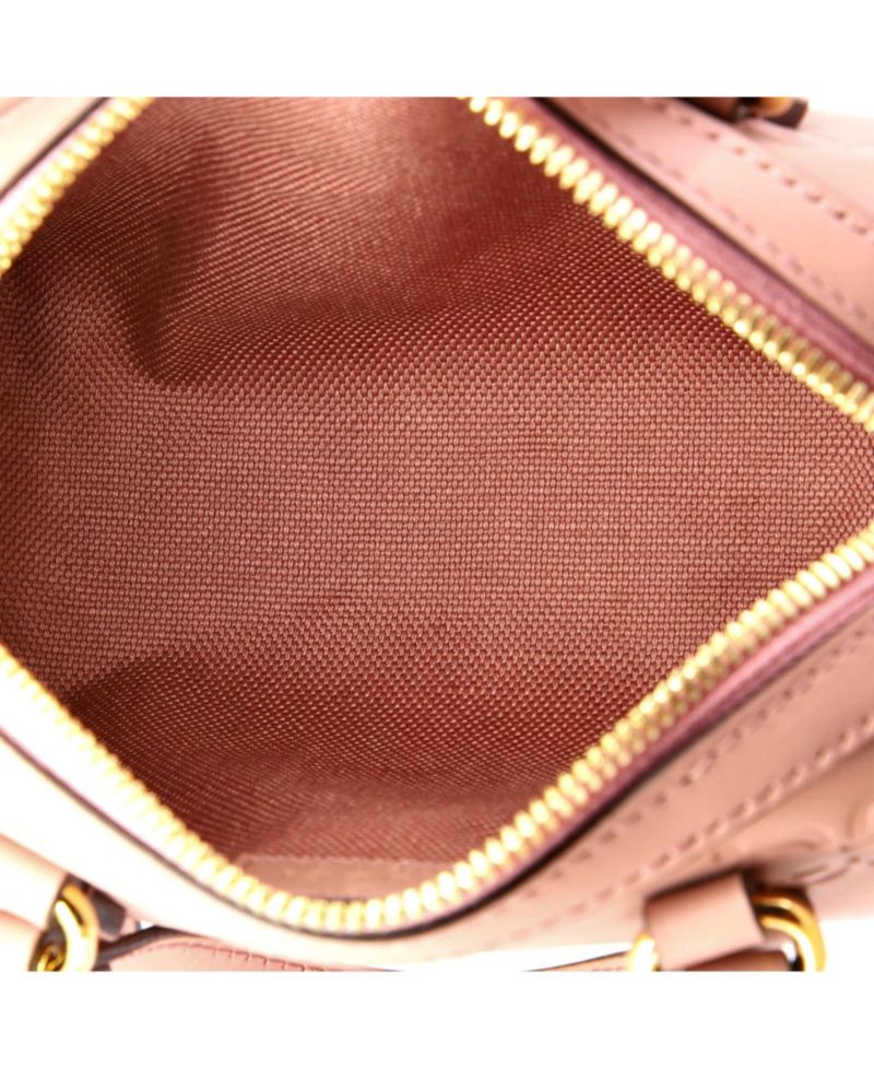 Super Mini Convertible Boston Bag Jumbo GG Embossed Leather