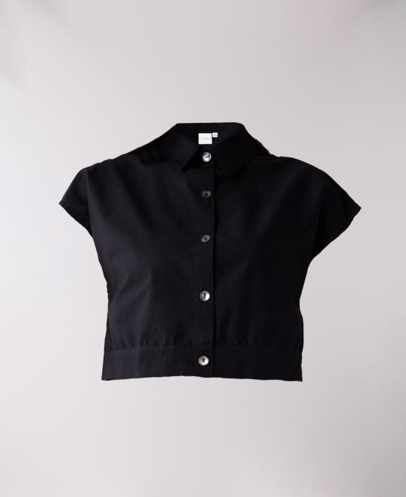 Women's Oversized Crop Shirt