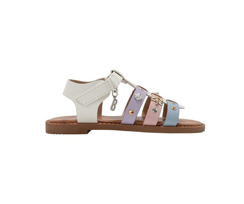 Little Girls Sandals - Strappy Flat Sandals and Studded Summer Shoes (Toddler/Kid)