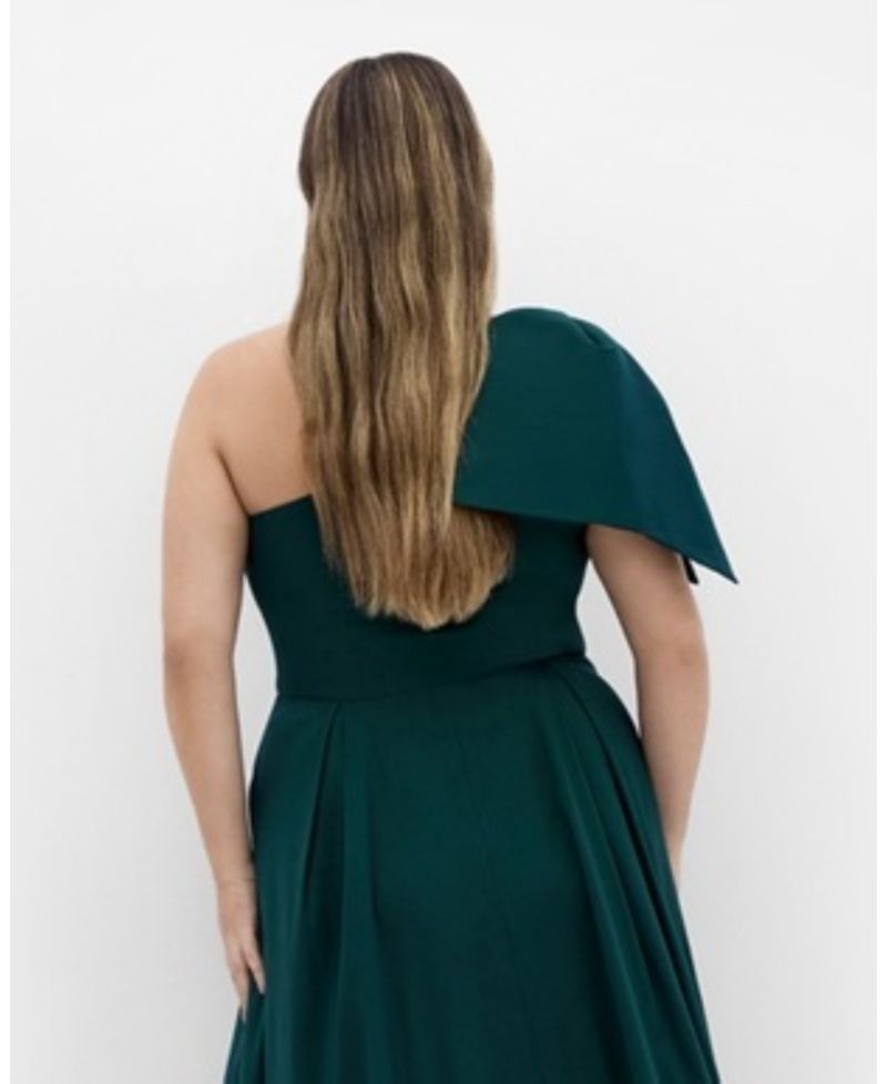 Plus Size Captivate One Shoulder Maxi Dress