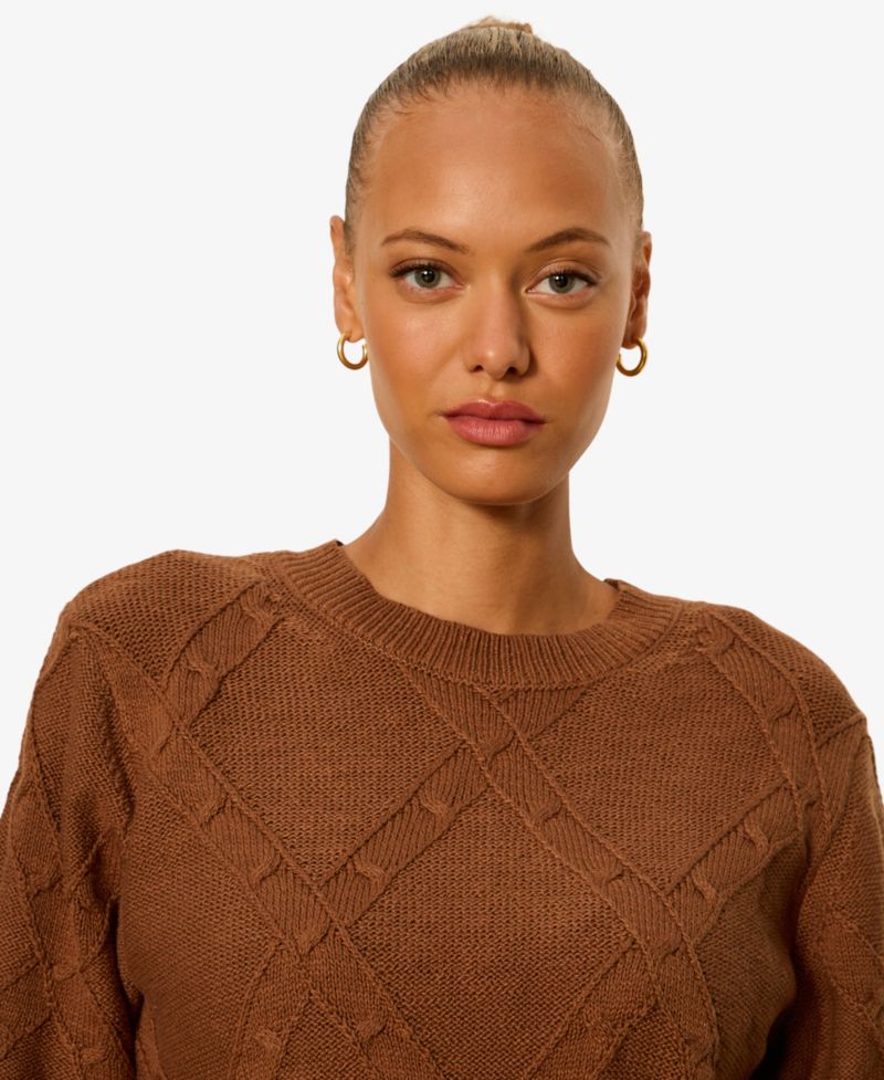 Petite Short-Sleeve Cotton Sweater T-Shirt