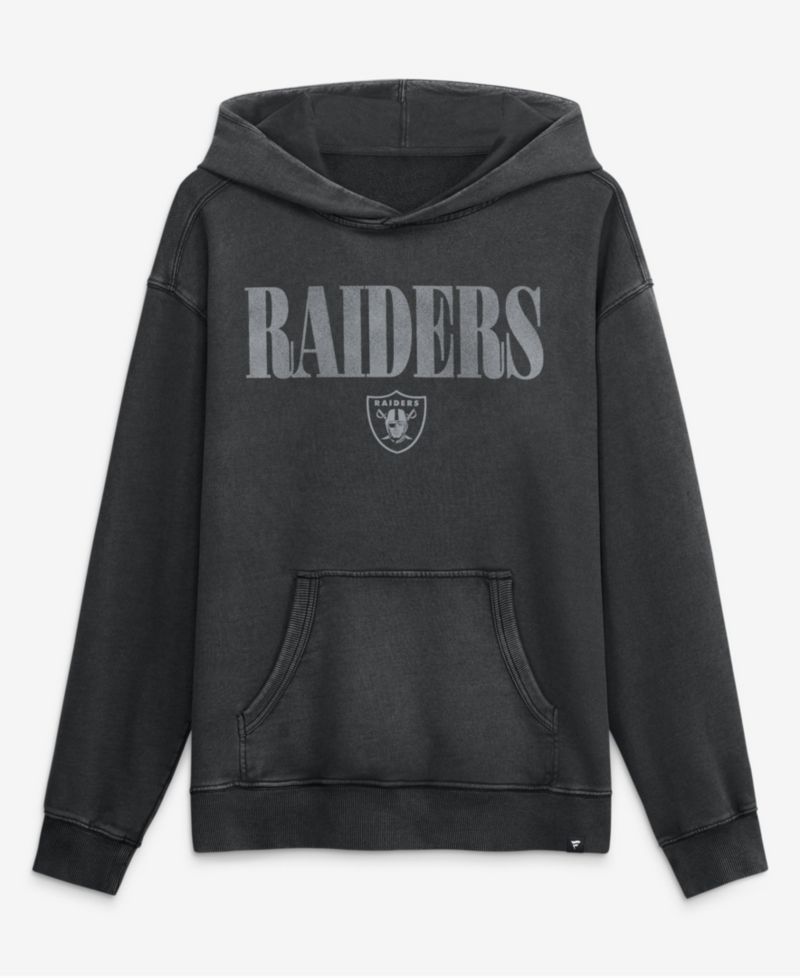 Men's Black Las Vegas Raiders Relaxed Intense Rivalry French Terry Hoodie