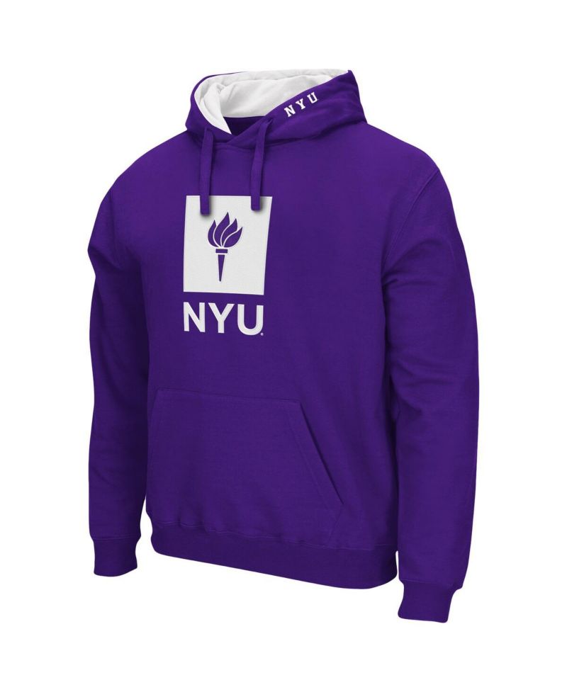 Men's NYU Arch and Logo Pullover Hoodie