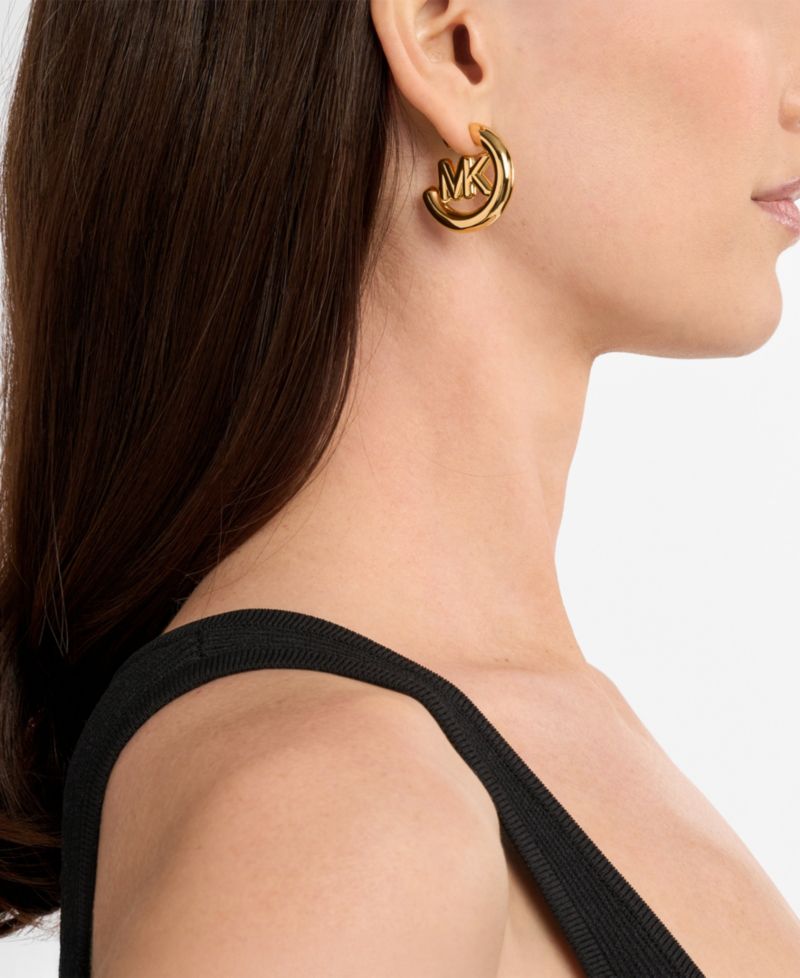 Logo Hoop Earrings
