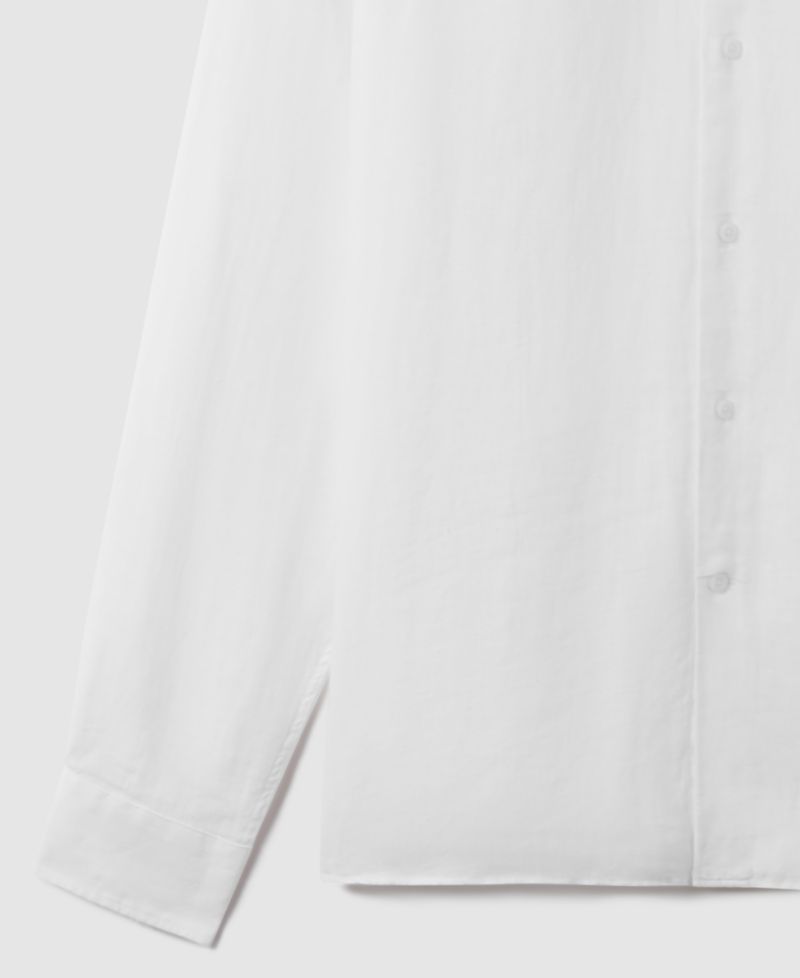 Men's Ruban Linen Button-Through Shirt