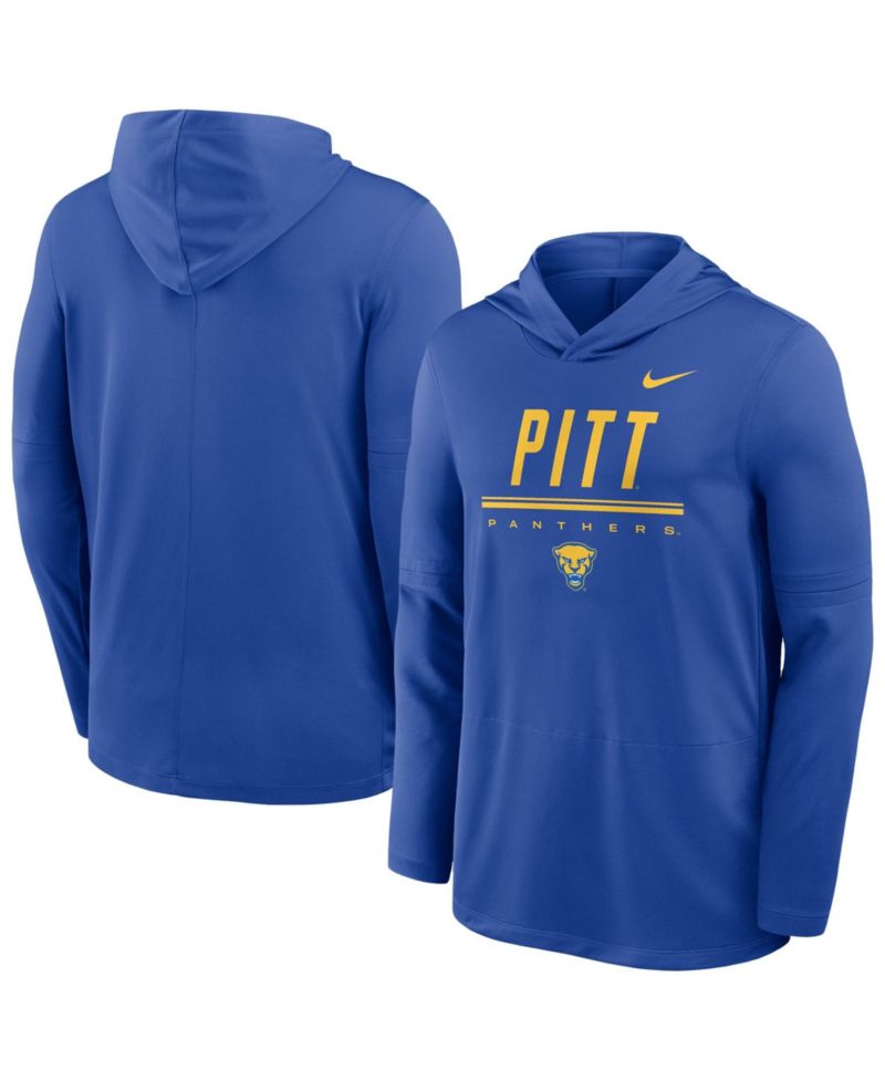 Men's Royal Pitt Panthers 2026 Sideline Dri-FIT Lightweight Hooded Top